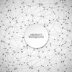 Molecule structure, Molecule background, vector illustration 