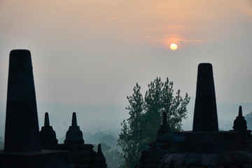 Borobudur Temple Sunrise
