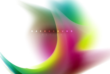 Holographic paint explosion design, fluid colors flow, colorful storm. Liquid mixing colours motion concept, trendy abstract background layout template for business presentation, app wallpaper banner