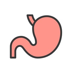 Empty Gastric, Stomach, healthcare related icon