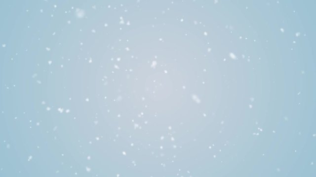 snow flakes falling slow motion background