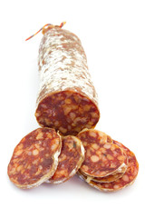 saucisson sec tranché