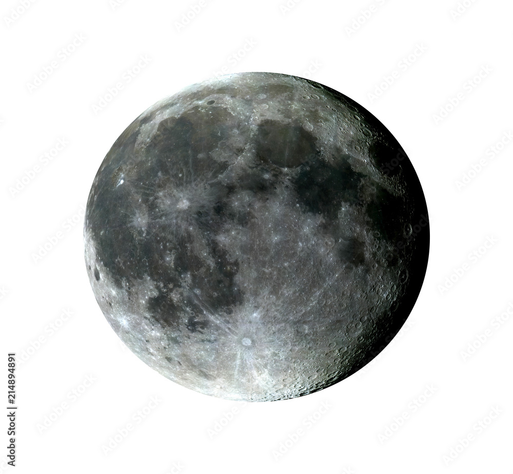 Aufkleber full moon isolated 