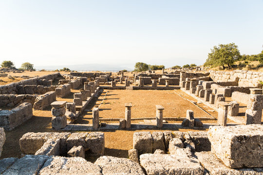 cassope ancient in the village kamarina, preveza perfecture Greece