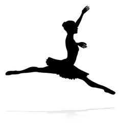 Ballet Dancer Dancing Silhouette © Christos Georghiou