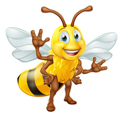 Bee Cartoon Character