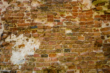 Background of old vintage brick wall