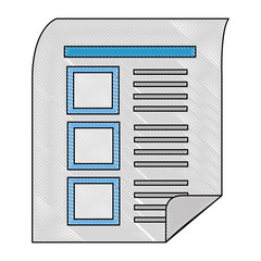 document file isolated icon