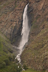mountains landscape nature landscape view sky air oxygen autumn season grass trees blue yellow sand stone gray brown ridge water river rocks rock blue Altai Russia open space