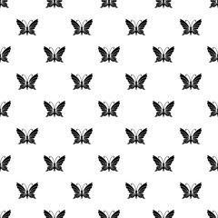 Butterfly with antennae icon in simple style isolated on white background. Insect symbol