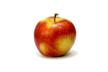Roter Saftiger Apfel isoliert