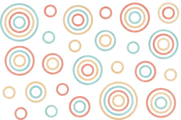 Fototapeta na wymiar Watercolor circles pattern.