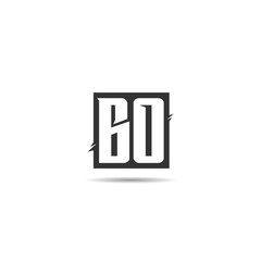 Initial Letter BO Logo Template Design