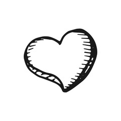 heart icon. object is isolated on white background