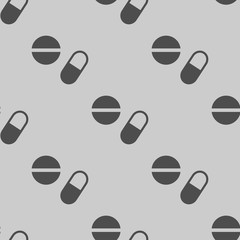 pill, tablet, medicine icon illustration