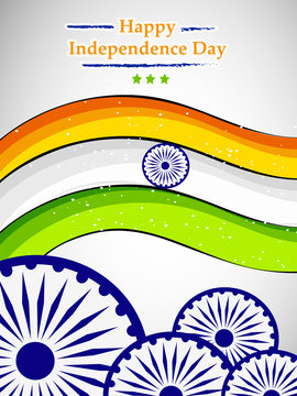 Illustration of background for Indian Independence Day