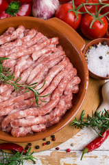 Raw minced meat