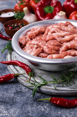 Raw minced meat
