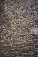 fragment of the wall of ancient masonry