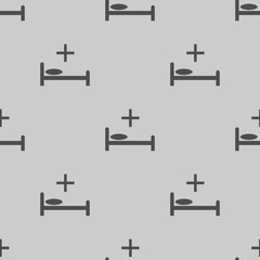 bed in hospital icon illustration vector, can be used for web and mobile