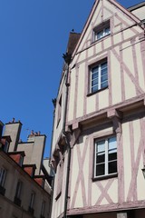 French village buildings
