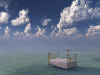 Bed in sky