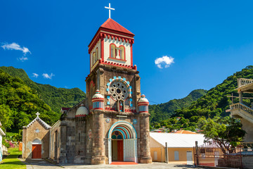 Soufriere Church, Dominica, Caribbean