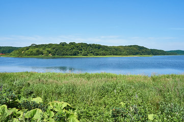 北海道　夏の湧洞湖

