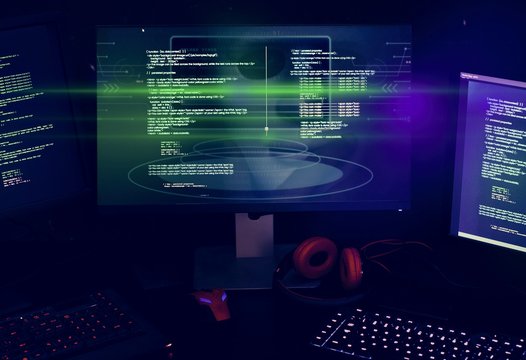 Diverse computer hacking shoot .