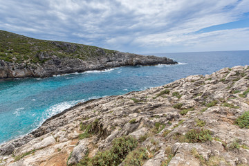Obraz premium Panorama of Limnionas beach bay at Zakynthos island, Greece