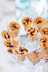 Dessert table for a wedding party