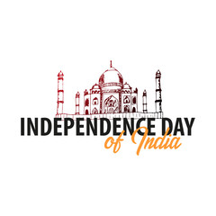 Independence Day of India. 15th August. Vector illustration.