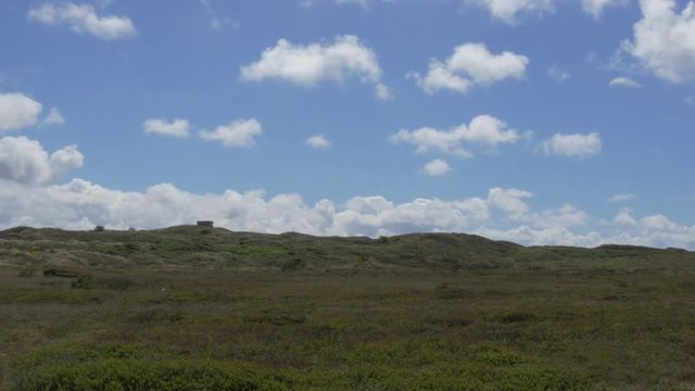 Found this Bunker in Denmark on a very windy but sunny day with fast moving clouds.