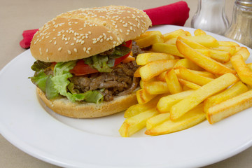 burger et frites