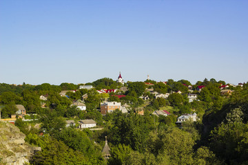 City view of Kamianets-Podilskyi, Ukraine