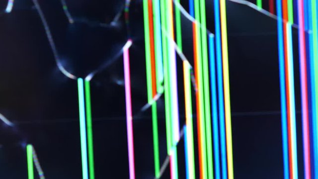 Kids broken the tv.... so created this set of crazy footage, a merge of colour and pattern that may be useful for scene transition or urban sci fi or neon style content
