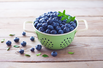 bowl full of blueberries