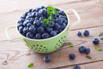 bowl full of blueberries