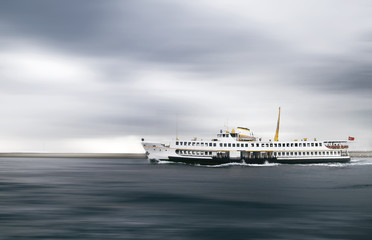 Sea transportation in Bosphprus istanbul