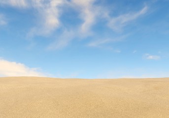 Fototapeta na wymiar dune landscape - CG image