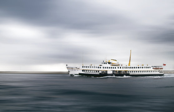 Sea transportation in Bosphprus istanbul