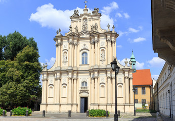 Church of St. Joseph known as Visitationist Church (Wizytek) at Krakowskie Przedmiescie 34 in...