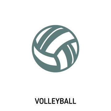 Volleyball creative icon. Simple element illustration. Volleyball concept symbol design from beach icon collection. Can be used for web, mobile and print. web design, apps, software, print.