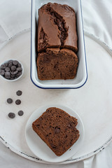 Schokoladen Bananen Brot