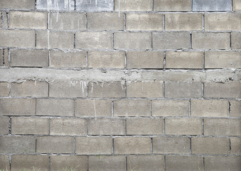Concret block wall background, construction concept