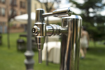 Beer pump in wedding party