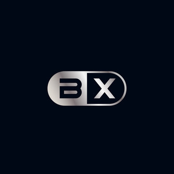 Initial Letter BX Logo Template Design
