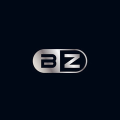 Initial Letter BZ Logo Template Design