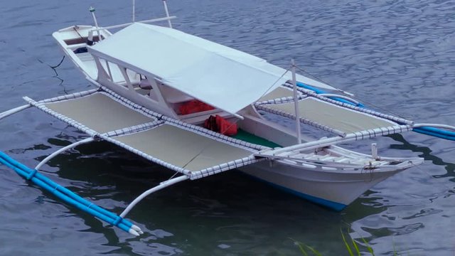 Taken last December 2017 at Subic, Zambales, Philippines. Visible flag of the Philippines at the top of the boat.