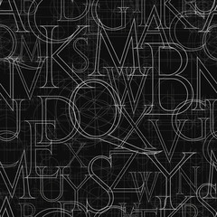 font seamless 02 black